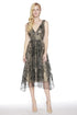 Devora Dress - Black and Gold